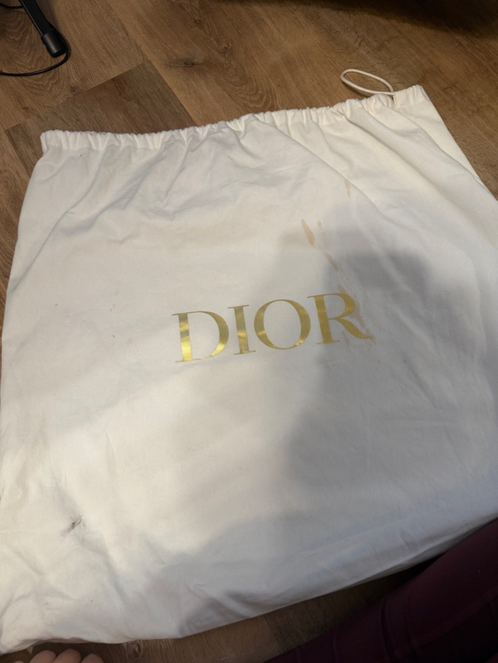 Dior Navy and Cream Large Book Tote - Picture 9 of 10